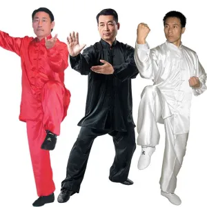 75% OFF - Kung Fu 100% Silk Long Sleeve Uniform