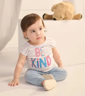 Be Kind Baby Snap Shoulder Tee | Hatley