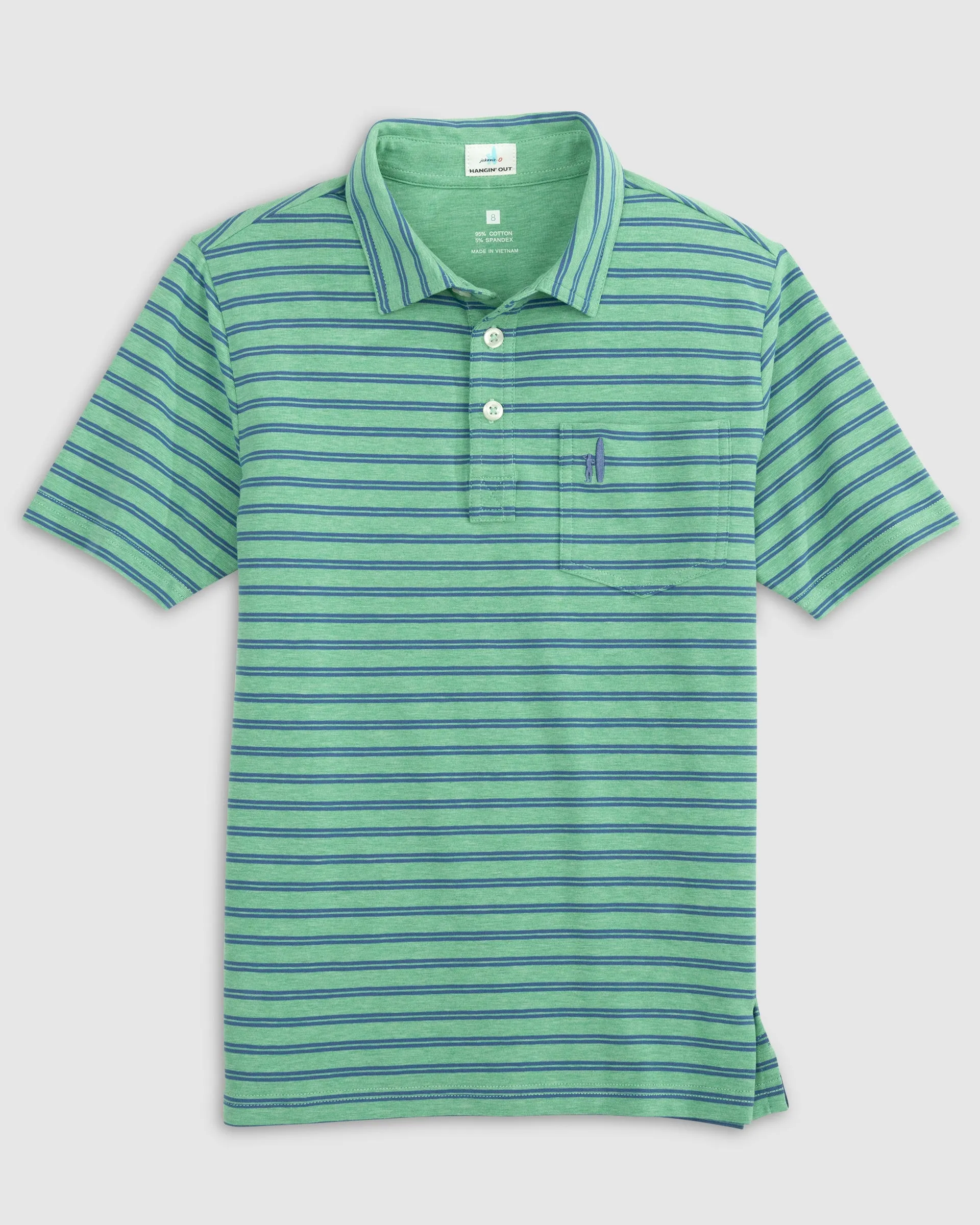 boys green atkin polo