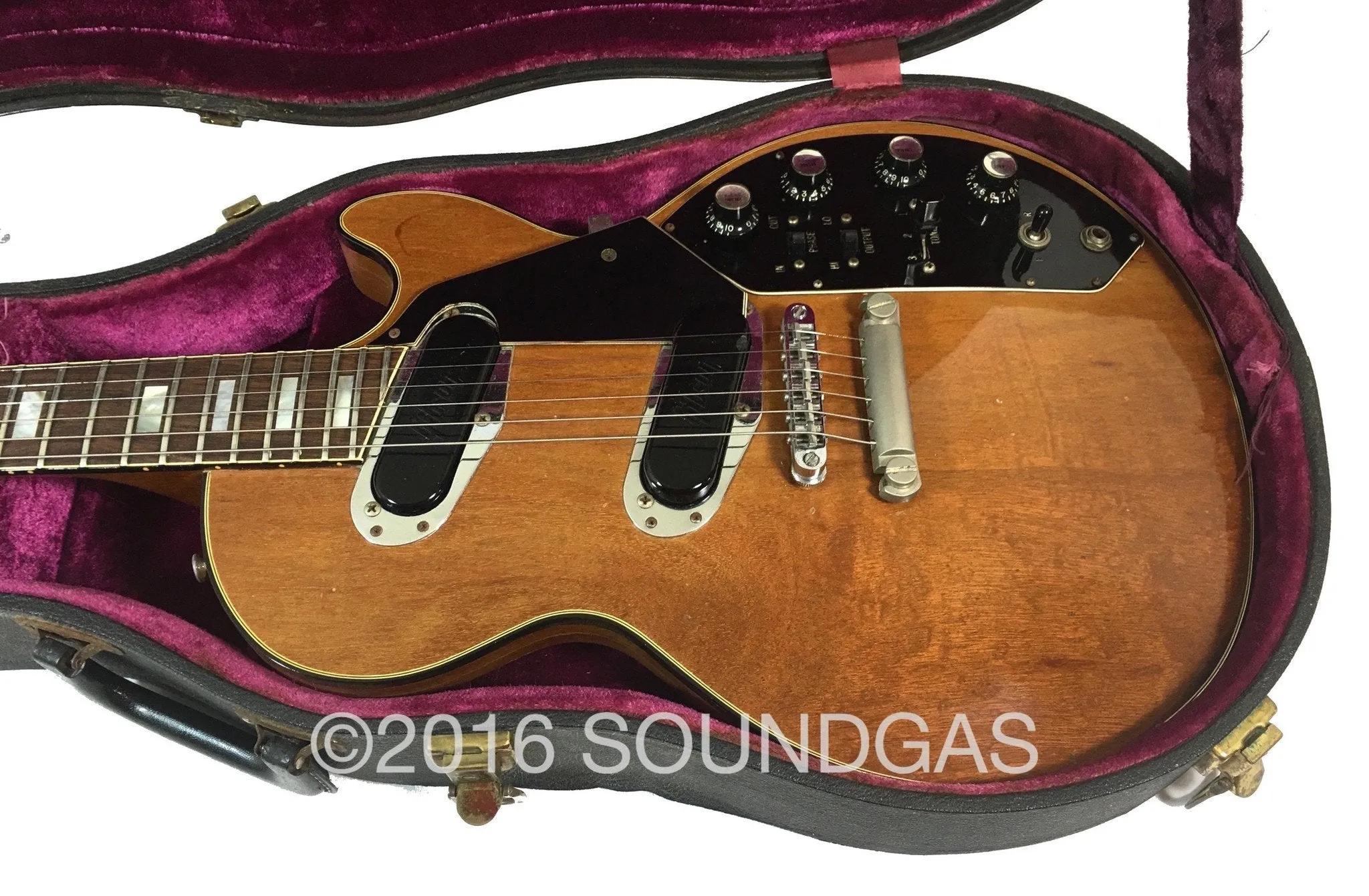 c1972 Gibson Les Paul Recording Natural Mahogany