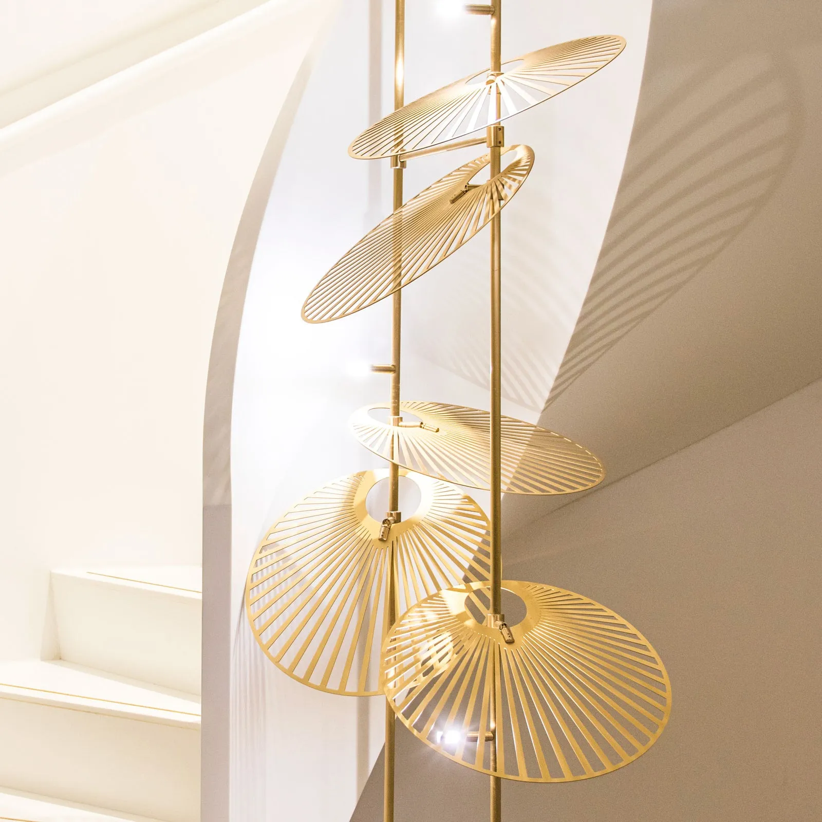 Cattail Leaf Chandelier