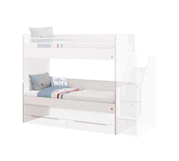 Cilek Studio Beds White (Parts)