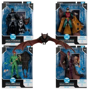 DC Multiverse Batman Forever Movie COMPLETE SET OF 4 (Nightmare Bat BAF)