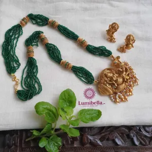 Green Pearl Ganesha Set