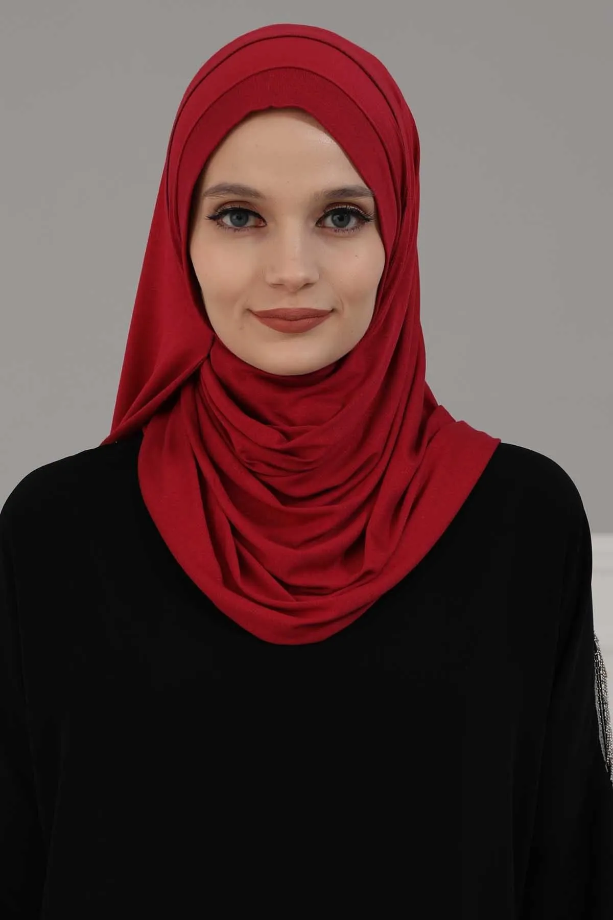 Jersey Shawl for Women Instant Combed Cotton Shawl for Women Cotton Modesty Instant Turban Cap Hat Head Wrap Ready to Wear Scarf,PS-16