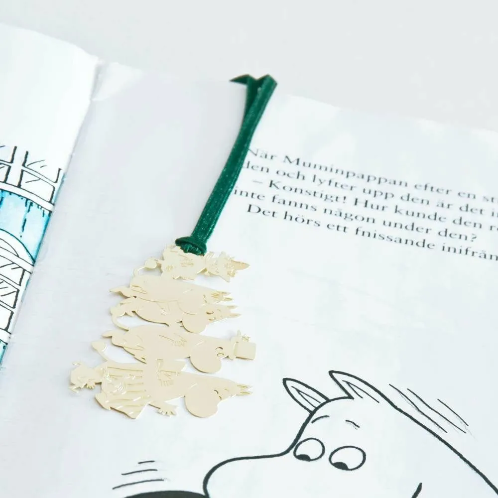 Moomin Family Bookmark Gold - Pluto Design