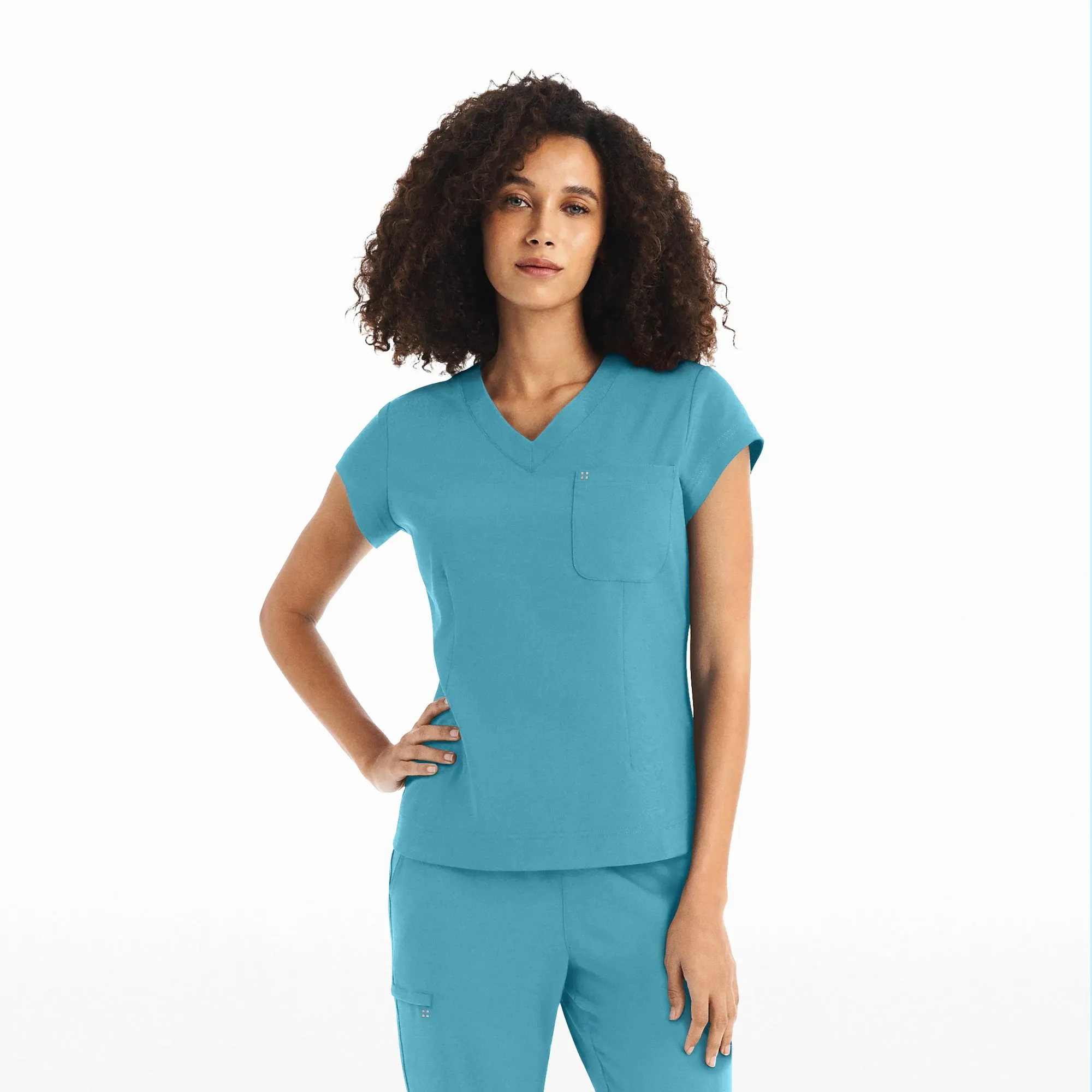 Poolside Scrub Top by Whitecross