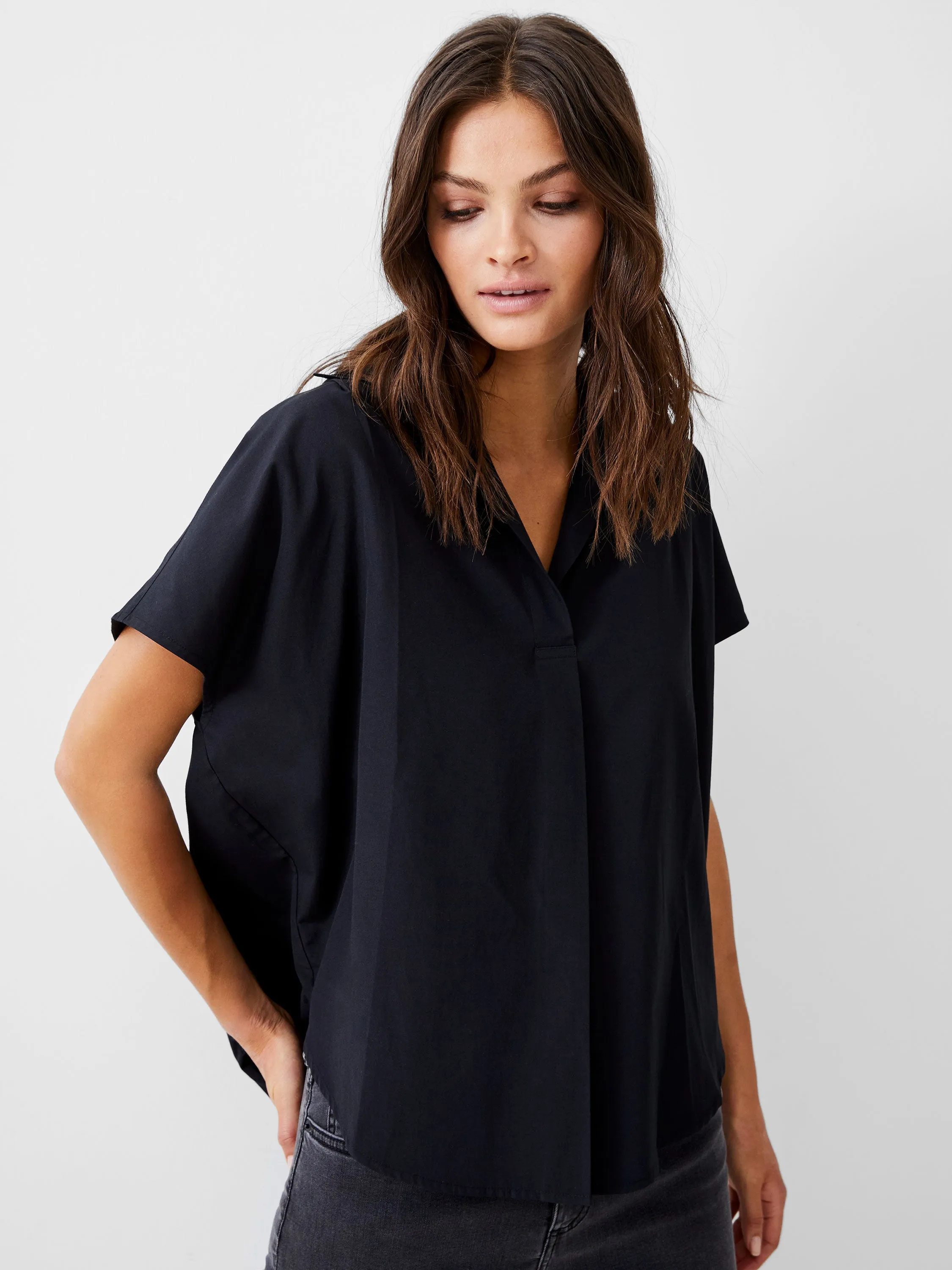 Poplin Shirting Popover