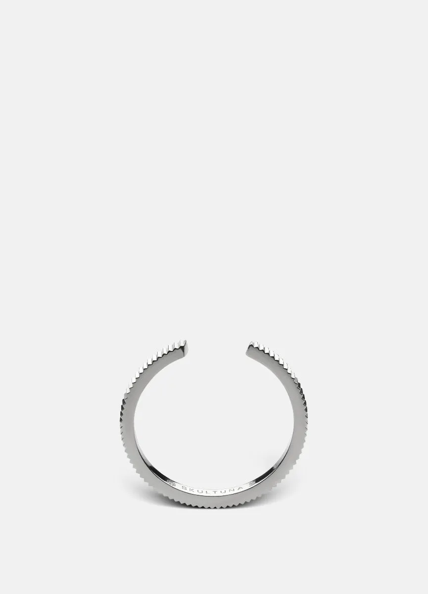 Ring | Ribbed Series | Thin | Steel