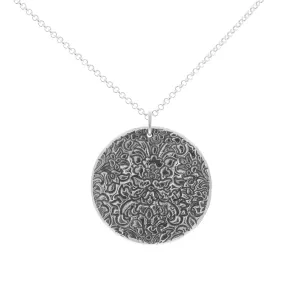 Rose disc Pendant