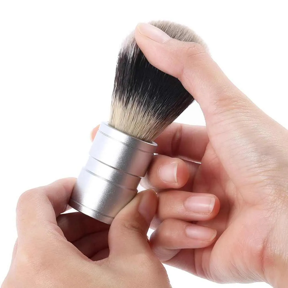 Shaving Brush With Stainless Steel Handle