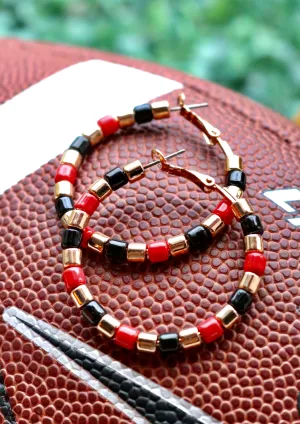 Stadium Hoop | Red   Black