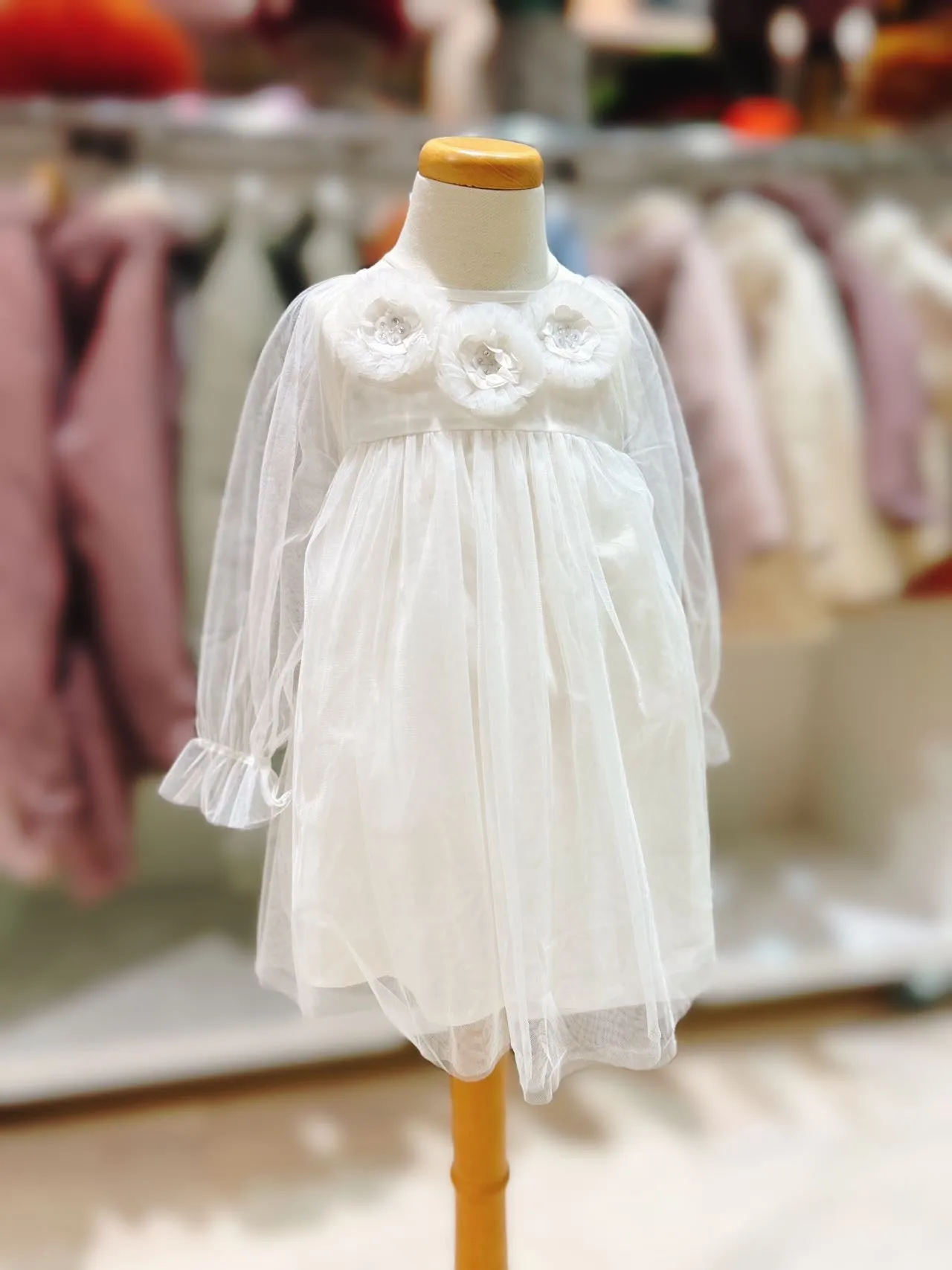 Tutu Du Monde Bébé Snowy Petal Tulle Dress