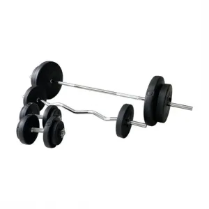 Vinyl Weight Set 100KG - Springlock (Combo)